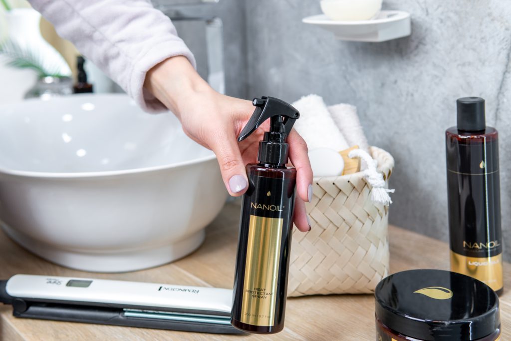 heat protectant spray nanoil